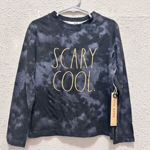Rae Dunn Boys Halloween Long Sleeve Tee "Scary Cool" NWT Size 6